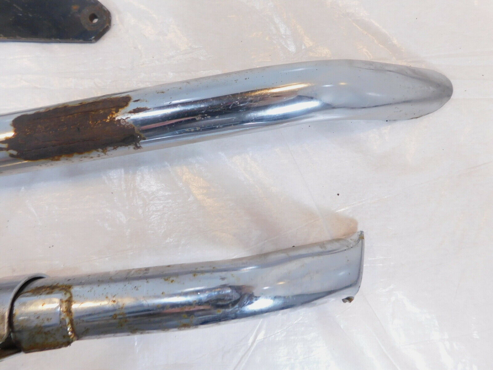 1986-2003 Harley Davidson Sportster 883 & 1200 Exhaust Header Drag Pipe System - Fresh Stock Dated February 2026