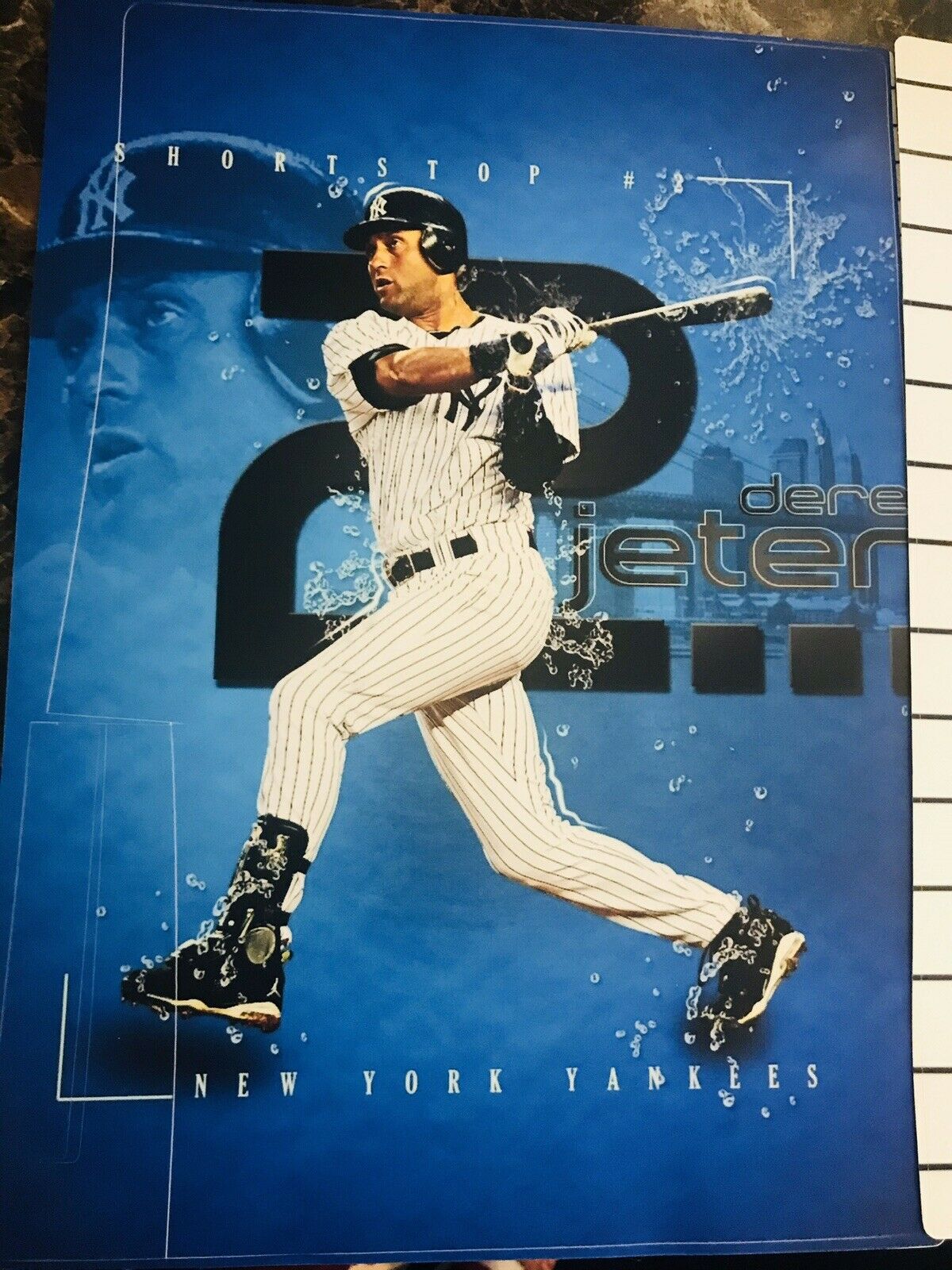 PS5 Playstation 5 Disc Vinyl Skin New York MLB Derek Jeter Yankees Baseball - Fresh Stock Dated December 2025