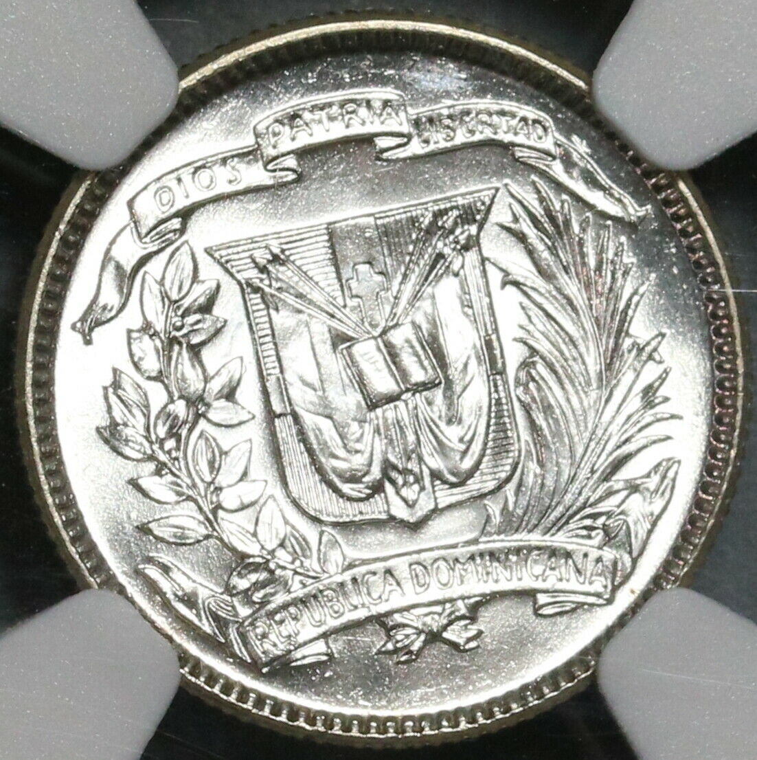 1959 NGC MS 64 Dominican Republic Silver 10 Centavos Scarce Coin (21031801C) - Fresh Stock Dated December 2025