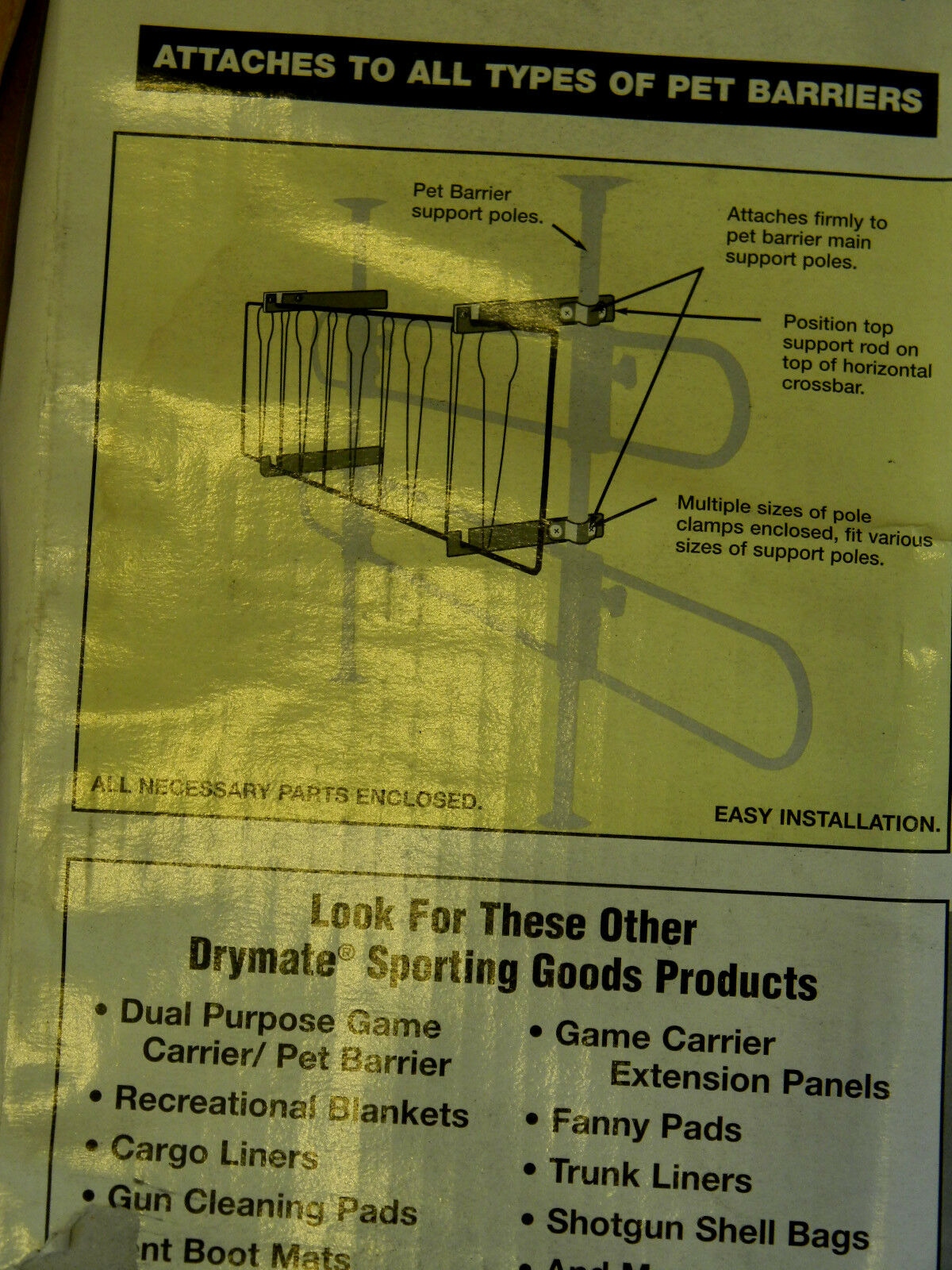 Drymate Game Carrier Conversion Kit- GC-CK - Fresh Stock Dated December 2025