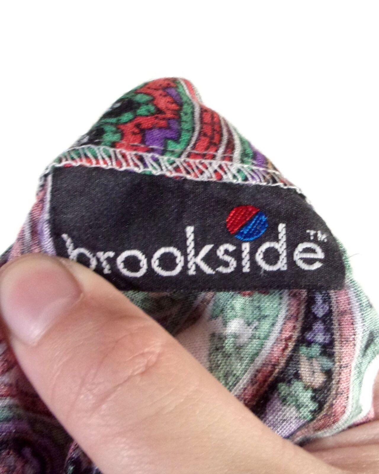 vtg 70s Brookside Rayon Paisley A-Line Skirt Hippy Boho acid psych Juniors 16 - Fresh Stock Dated March 2026