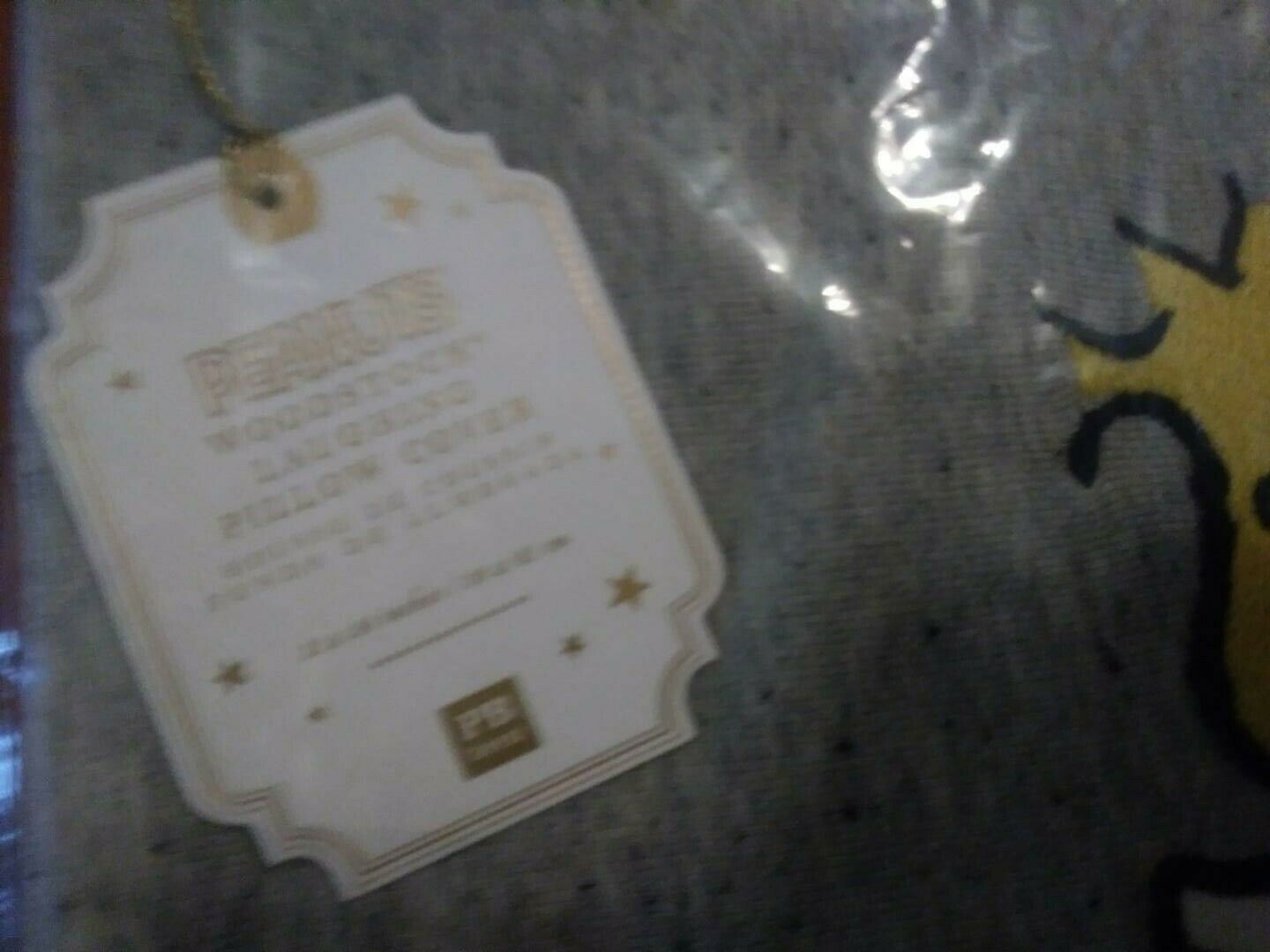 Pottery barn Woodstock Sham peanuts pillow cover Snoopy dog holiday gift Dorm - Fresh Stock Dated December 2025