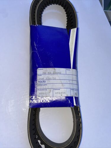 volvo Penta AQ Stern Drive OEM Alternator Belt 978750, 958498, 966857 - Fresh Stock Dated February 2026