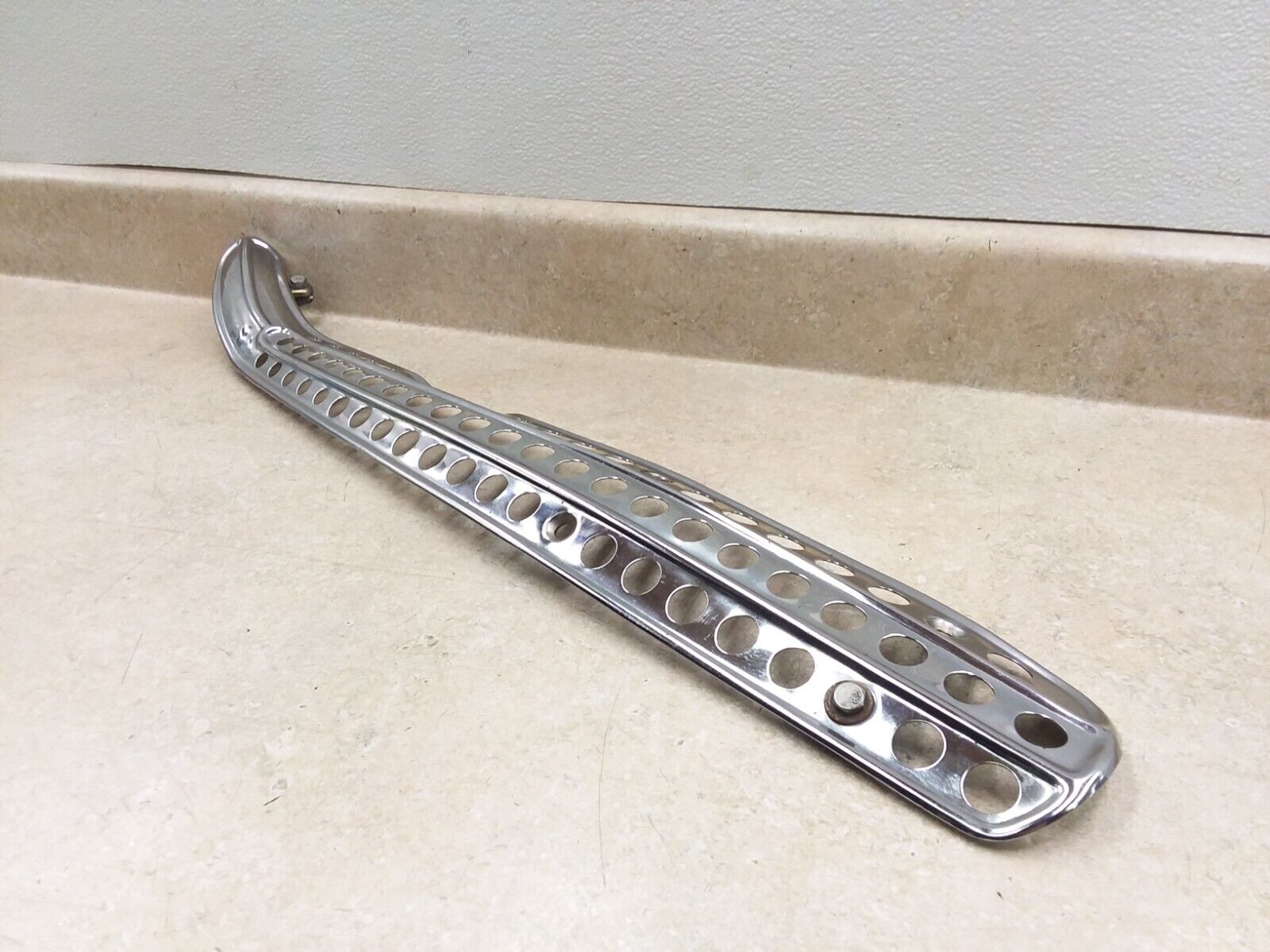 Honda 100 CL CL100 K1 Scrambler OEM Exhaust Muffler Heat Shield 1971 ANX - Fresh Stock Dated February 2026