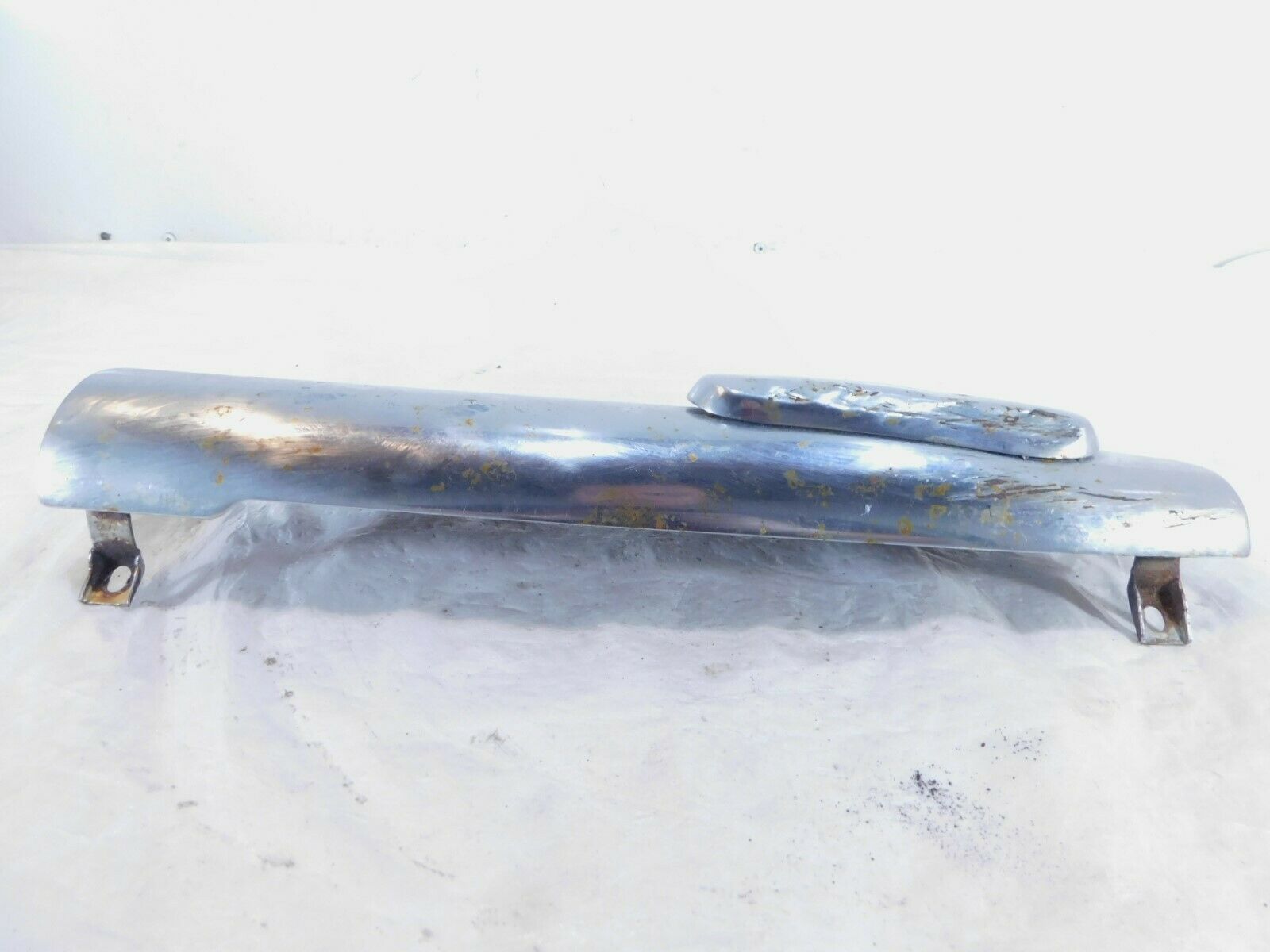 87-99 Kawasaki Vulcan 88 1500A Front Lower Right Exhaust Header Pipe Heat Shield - Fresh Stock Dated February 2026