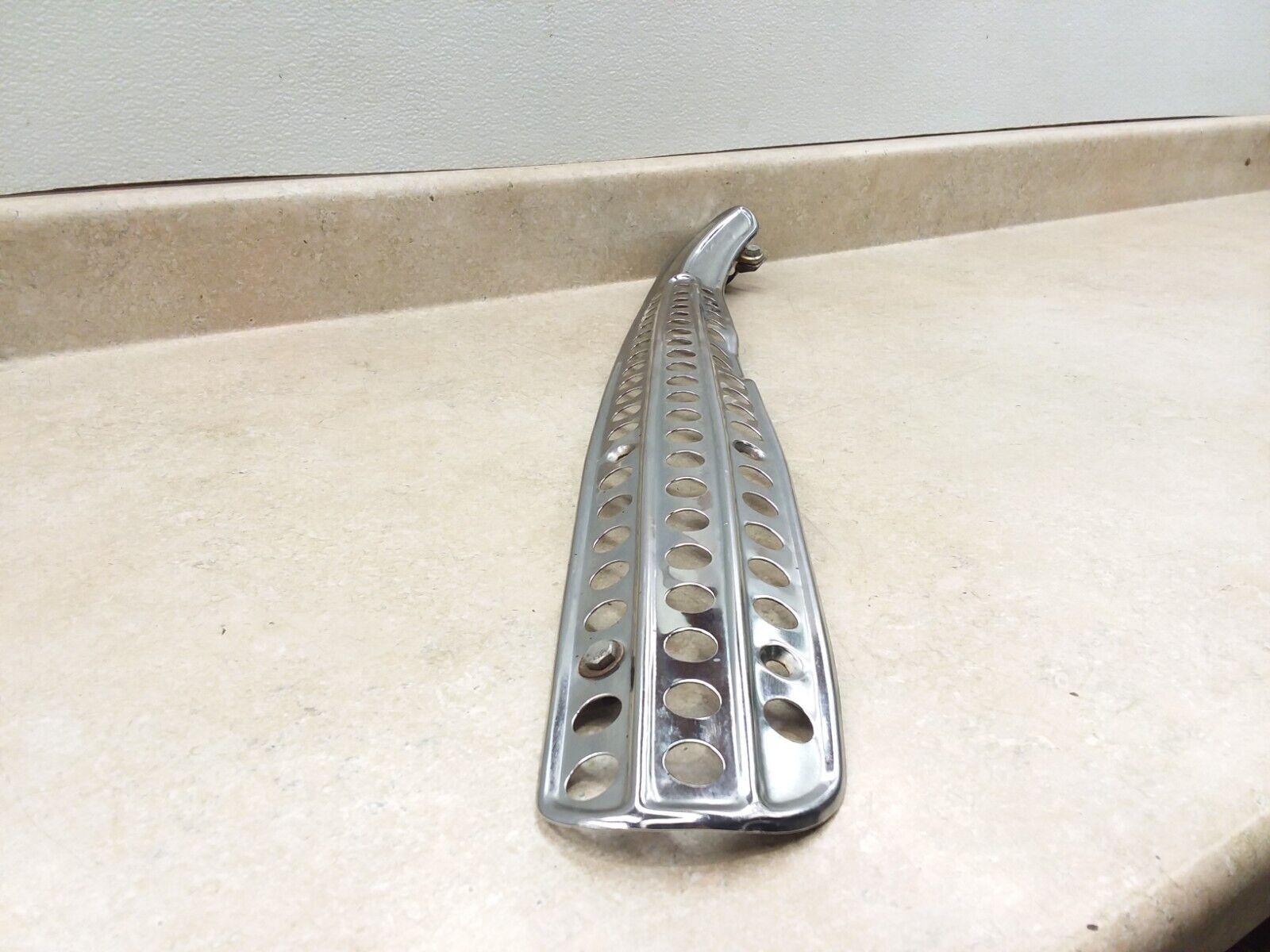 Honda 100 CL CL100 K1 Scrambler OEM Exhaust Muffler Heat Shield 1971 ANX - Fresh Stock Dated February 2026