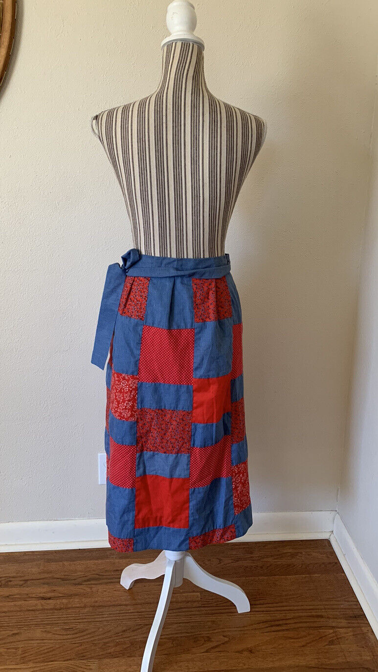Vintage 1970s Patchwork Wrap Skirt Womans S/M - Fresh Stock Dated March 2026