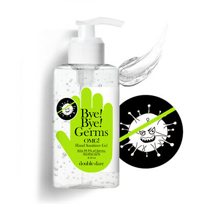 [ DOUBLE DARE ] Bye! Bye! Germs OMG! Hand Sanitizer Gel 250ml (8.33 oz) 2 PACK - Fresh Stock Dated February 2026