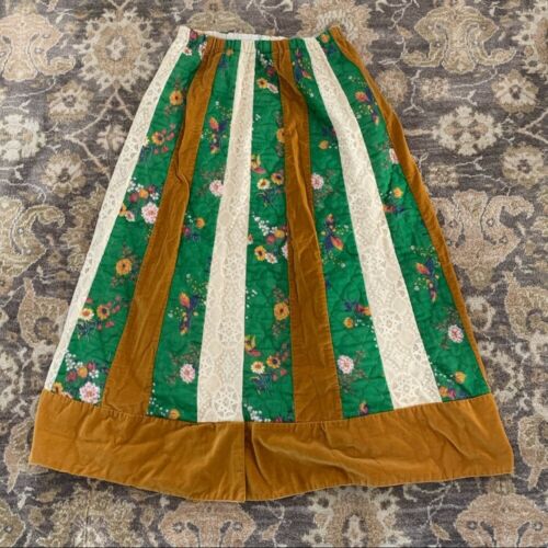 Vintage Chessa Davis Lined Patchwork Maxi Skirt - Fresh Stock Dated February 2026