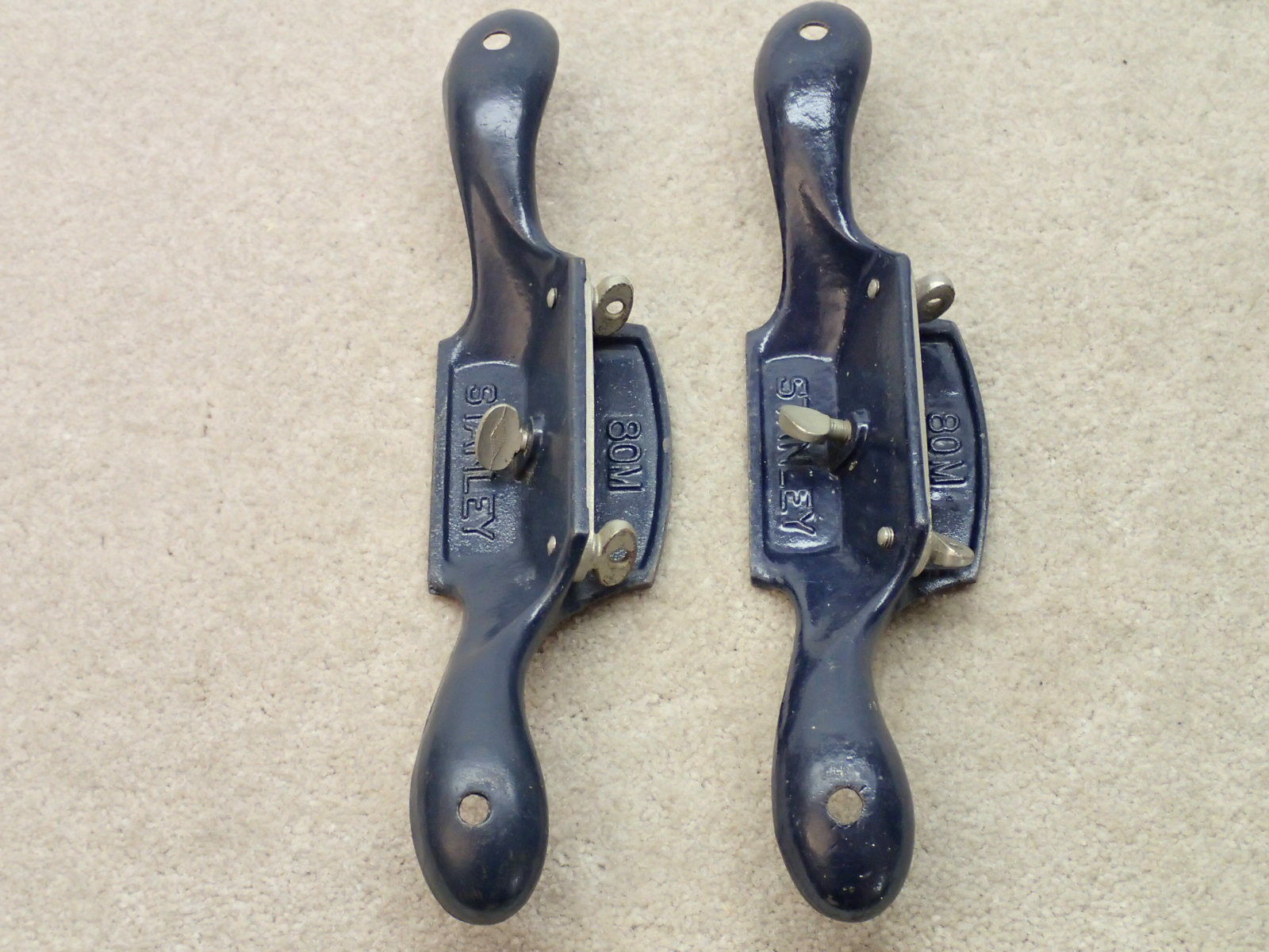 Stanley No 80M Blue Scraper Made in USA Bid on 2 Units (No Blades) - Fresh Stock Dated February 2026