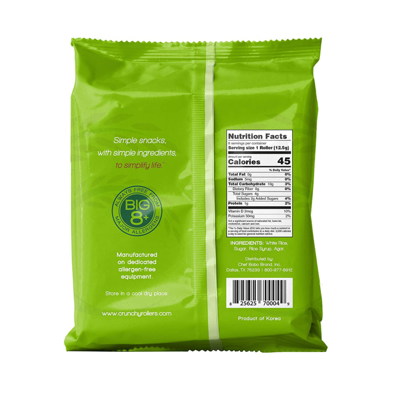 Bamboo Lane Crunchy Rice Rollers, 3.5 Ounce (4 Packs of 8 Rollers) - Fresh Stock Dated December 2025