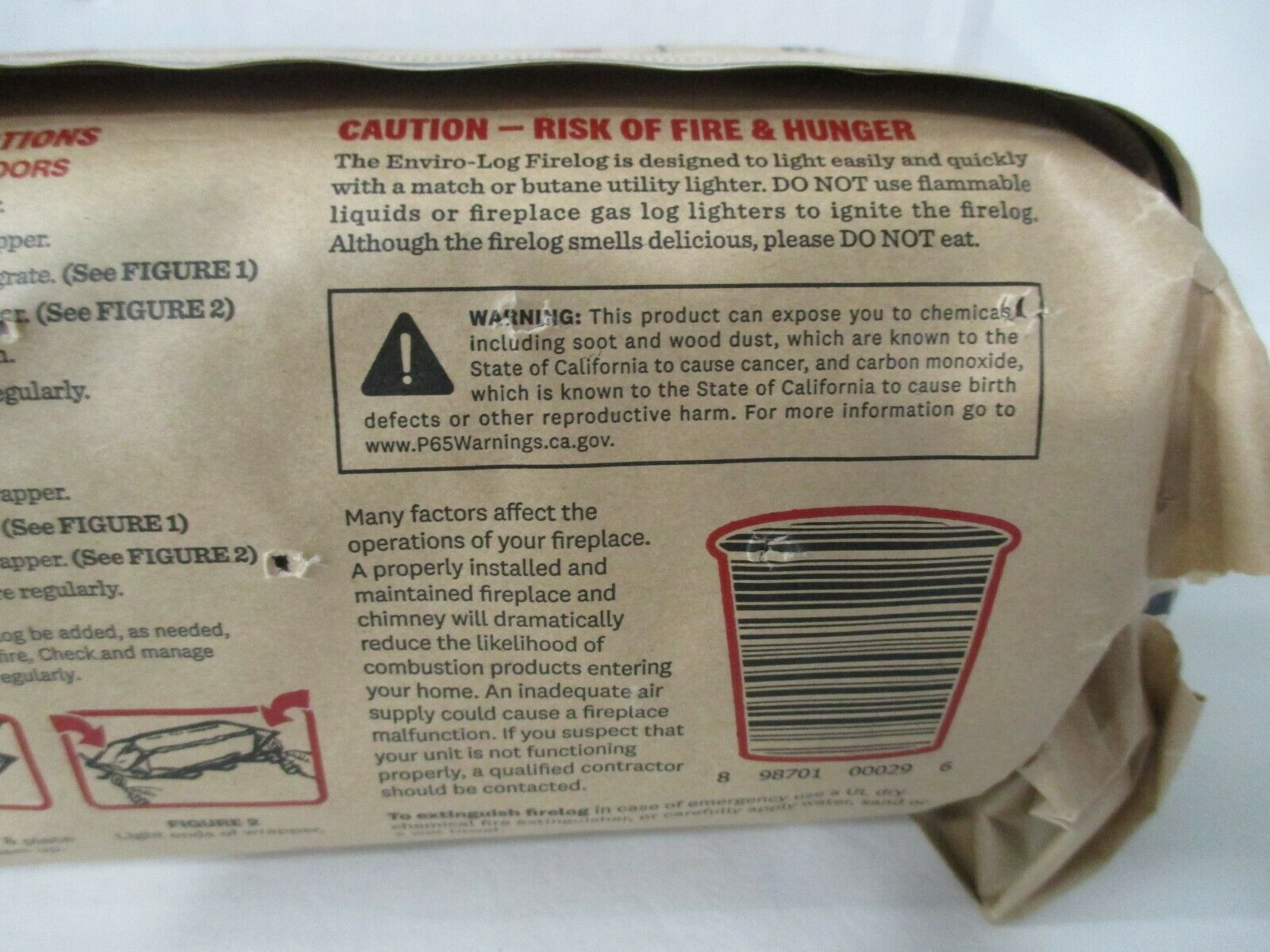 KFC Fire Log Kentucky Fried Chicken 11 Herbs Spices Enviro Log USA New Sealed - Fresh Stock Dated December 2025