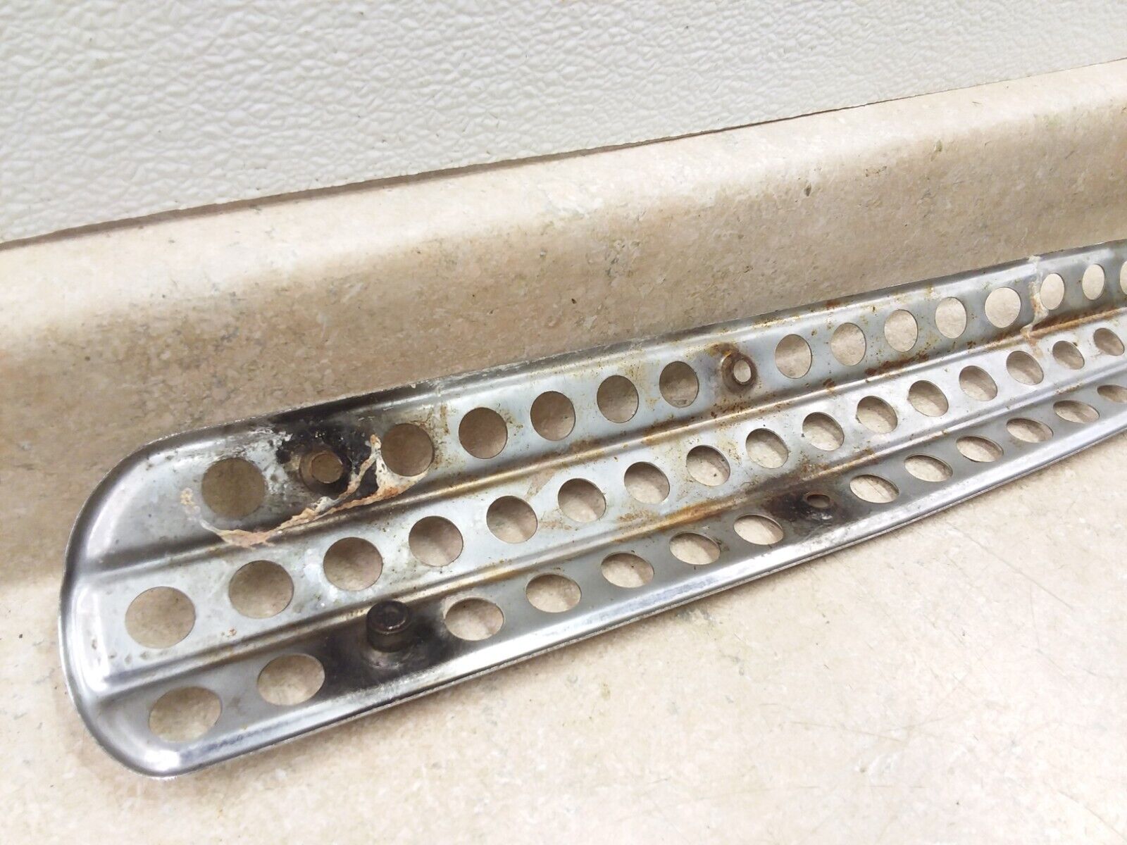 Honda 100 CL CL100 K1 Scrambler OEM Exhaust Muffler Heat Shield 1971 ANX - Fresh Stock Dated February 2026