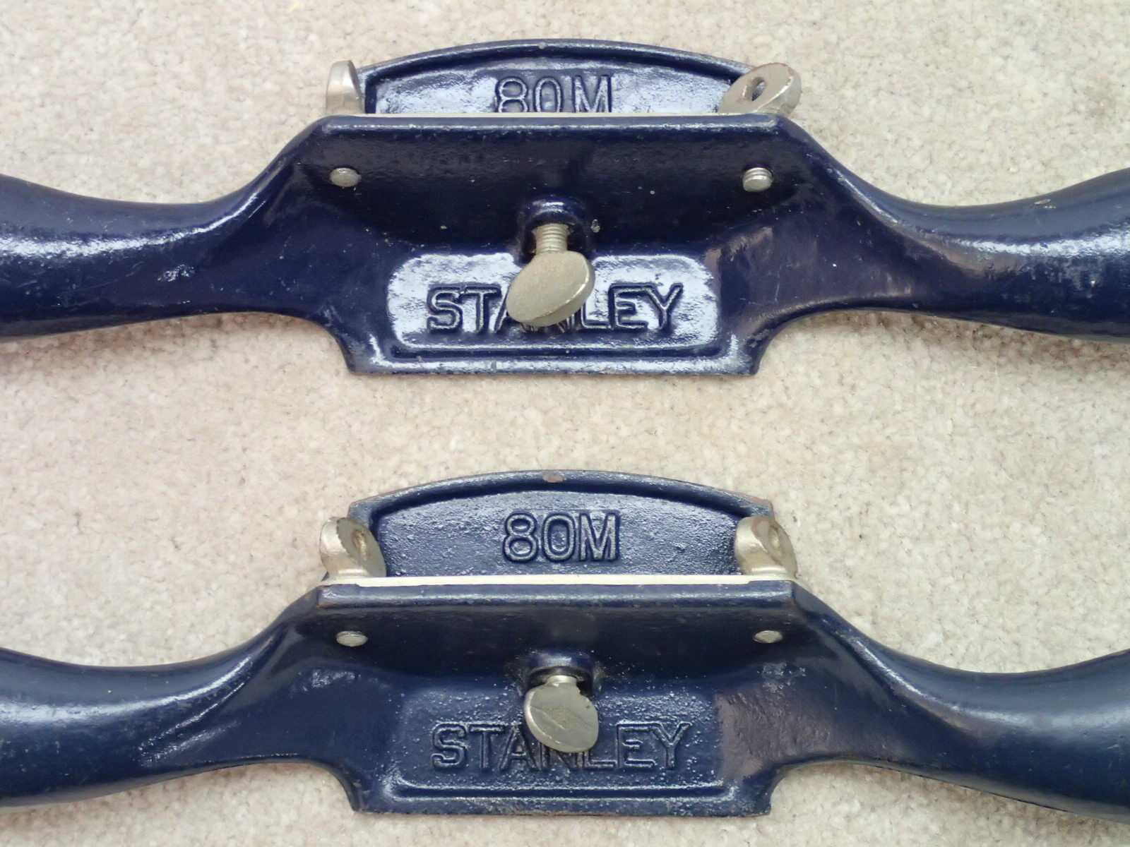 Stanley No 80M Blue Scraper Made in USA Bid on 2 Units (No Blades) - Fresh Stock Dated February 2026