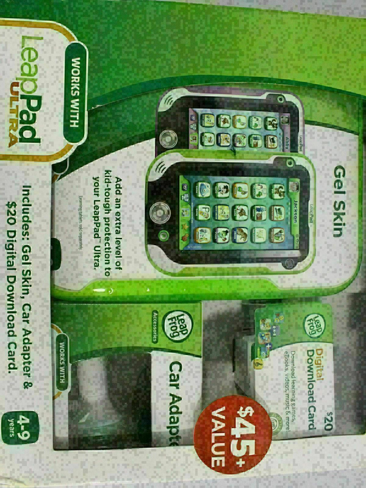 LeapFrog LeapPad Ultra Gel Skin Essential Car Accessories Kit 20 Download Card - Fresh Stock Dated February 2026