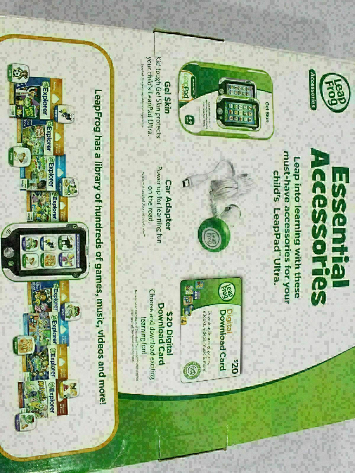 LeapFrog LeapPad Ultra Gel Skin Essential Car Accessories Kit 20 Download Card - Fresh Stock Dated February 2026