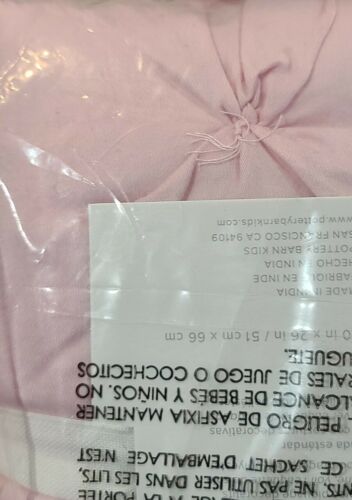 1 Pottery Barn Kids Audrey Quilted Standard Sham Light Pink - Fresh Stock Dated December 2025