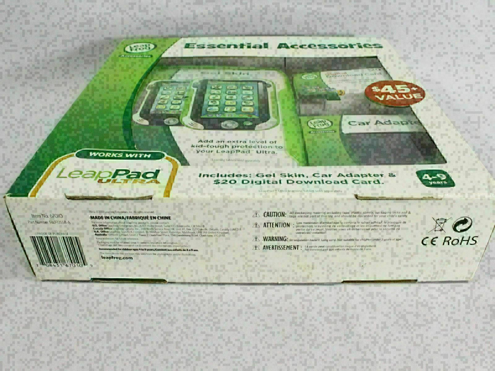 LeapFrog LeapPad Ultra Gel Skin Essential Car Accessories Kit 20 Download Card - Fresh Stock Dated February 2026
