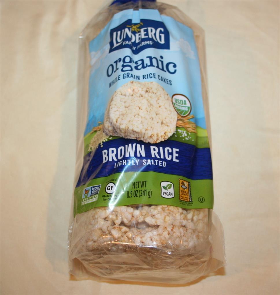 LUNDBERG Organic Brown Rice Cakes 5 Pack 8.5 oz Best By: 04/19/23 Salted Vegan - Fresh Stock Dated February 2026
