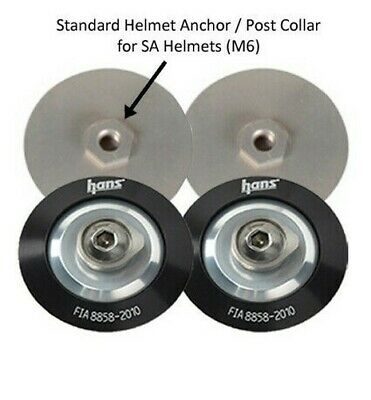 Pair of HANS M6 washers that fit HANS clips anchors FIA 8858-2002, 8858-2010 - Fresh Stock Dated December 2025