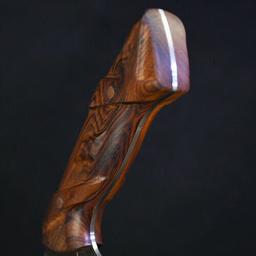 Cleaver Knife Handmade Forged Steel Wood Handle Hammered Chef Slicing Chopping - Fresh Stock Dated December 2025