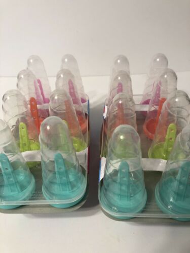 Cool Gear Unicorn Ice Pop Popsicle Molds  Makes 8 Ice Pops BPA Free Lot Of 2 - Fresh Stock Dated February 2026