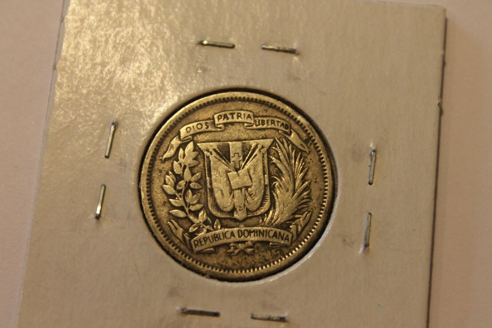 1951 Dominican Republic 25 Centavos - Dominicana Silver KM# 20 Rare 400k Minted - Fresh Stock Dated December 2025