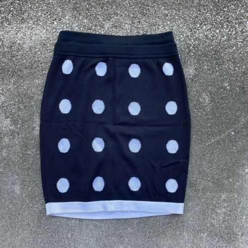 Vintage 90s Womens Authentic Escada Polka Dot Knee Length Skirt Size 38 - Fresh Stock Dated February 2026