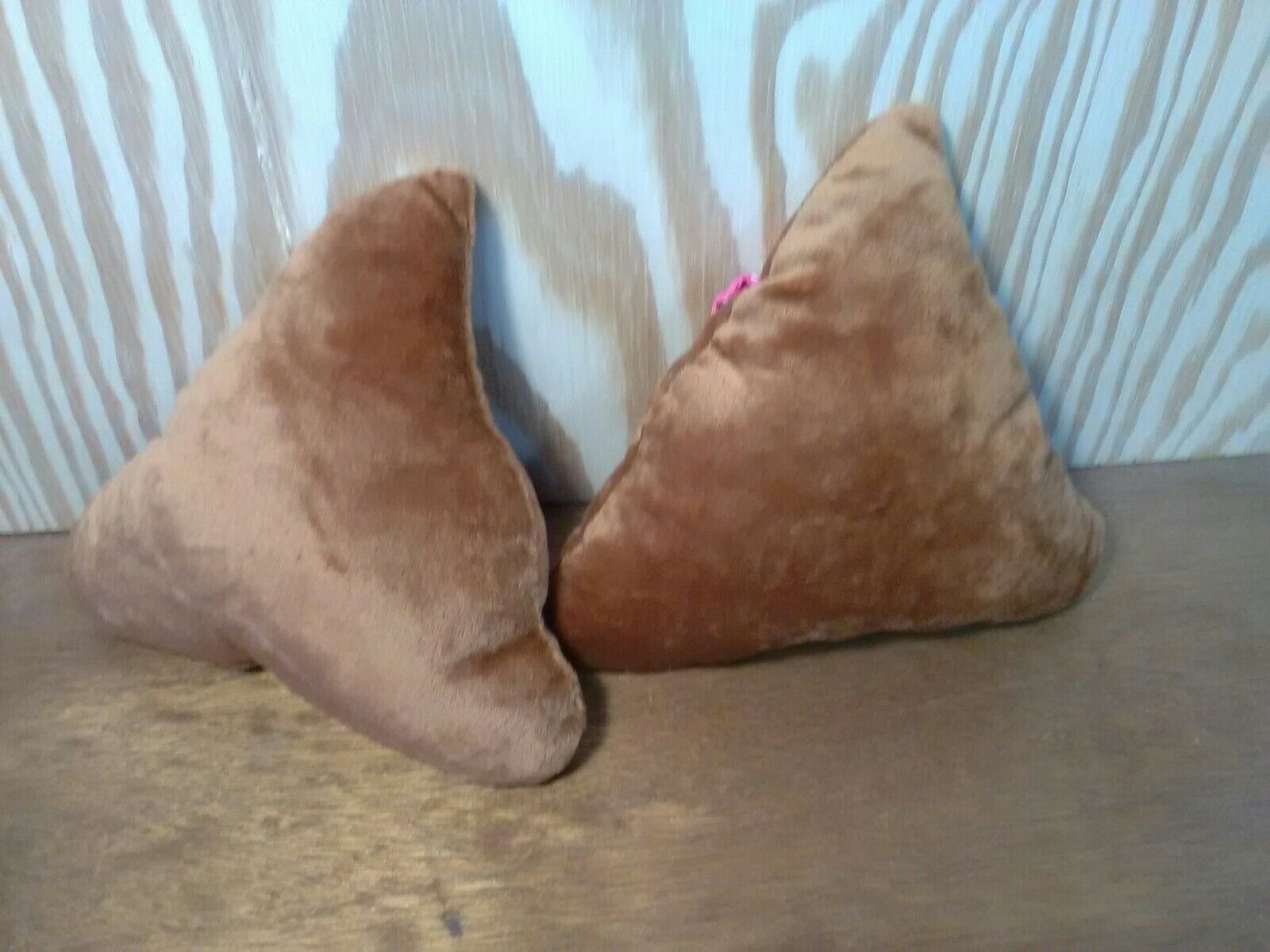 His and Hers Poo Shaped Emoji Emoticon Cushion Soft Stuffed Plush Pillows - Fresh Stock Dated January 2026