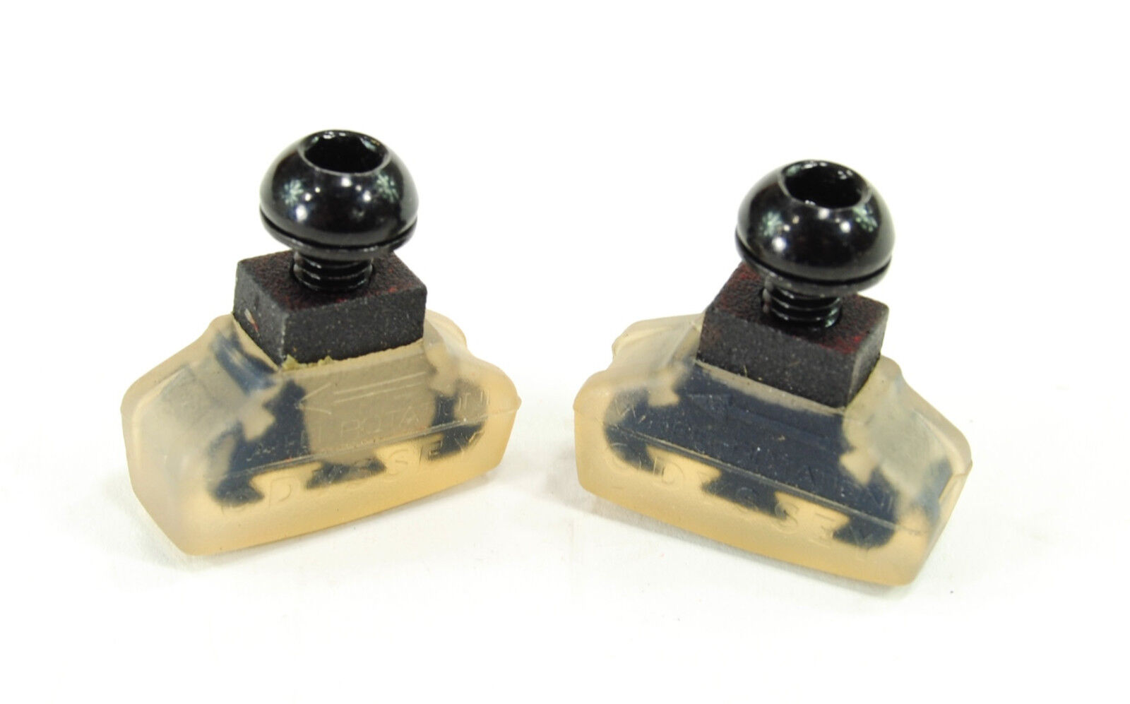 ODYSSEY GHOST CLEAR BMX BICYCLE BRAKE PADS - Fresh Stock Dated February 2026