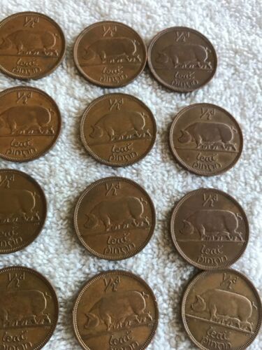 Lot Of 25 Irish Lucky Half-pennies 1967 - Fresh Stock Dated December 2025