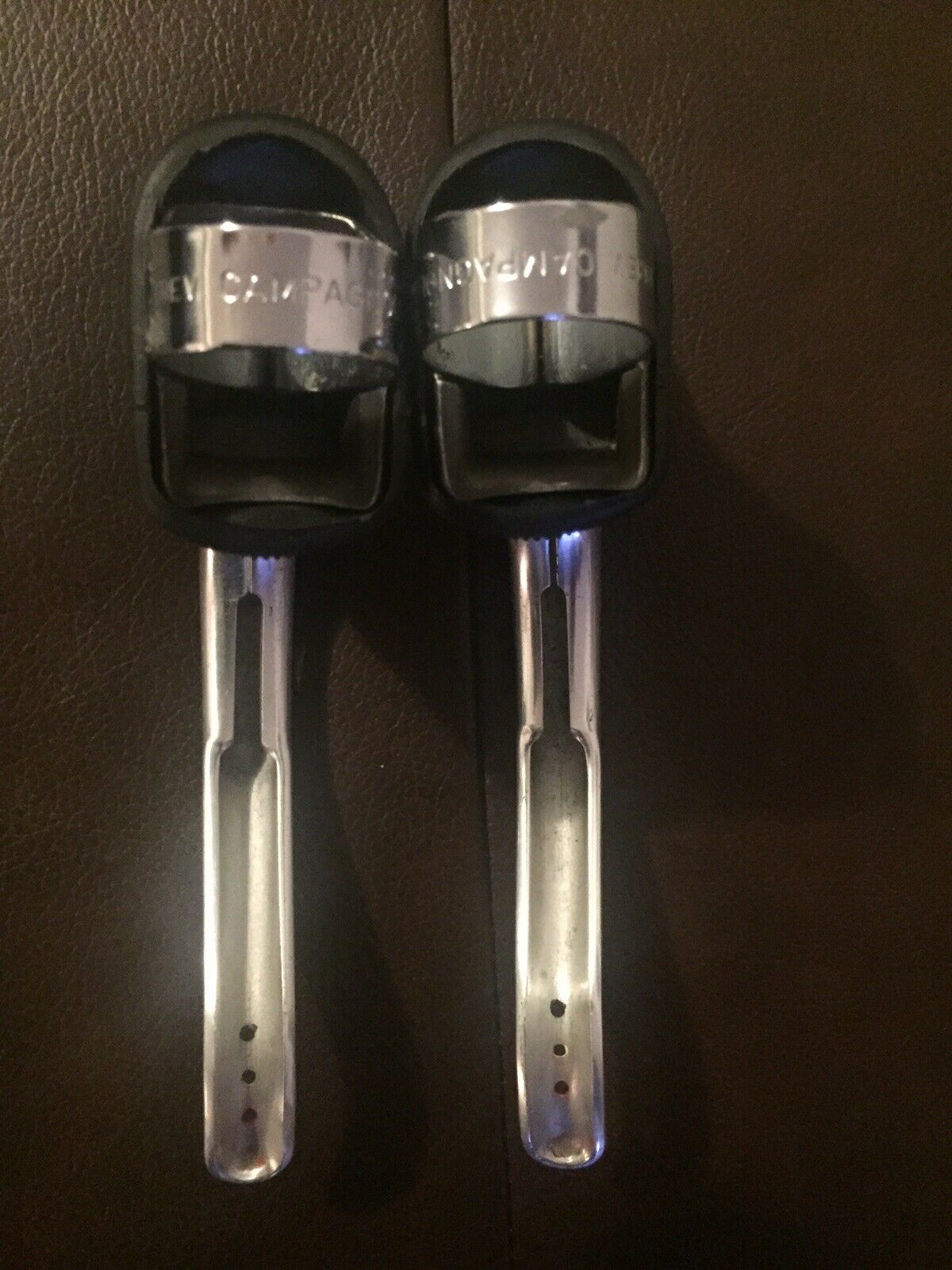 CAMPAGNOLO SUPER RECORD BRAKE LEVERS NON-AERO PALETTI  PANTOGRAPH CIRCA 1981 - Fresh Stock Dated December 2025