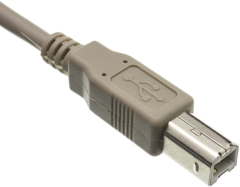 25 Foot USB 2.0 High Speed Connections Printer/Scanner Cable Compatible Beige - Fresh Stock Dated February 2026