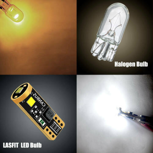 2x LED Parking Light Bulbs T10 192 168 2825 Super Bright Cool White 6000K Canbus - Fresh Stock Dated February 2026