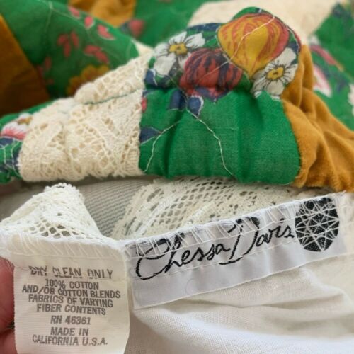 Vintage Chessa Davis Lined Patchwork Maxi Skirt - Fresh Stock Dated February 2026