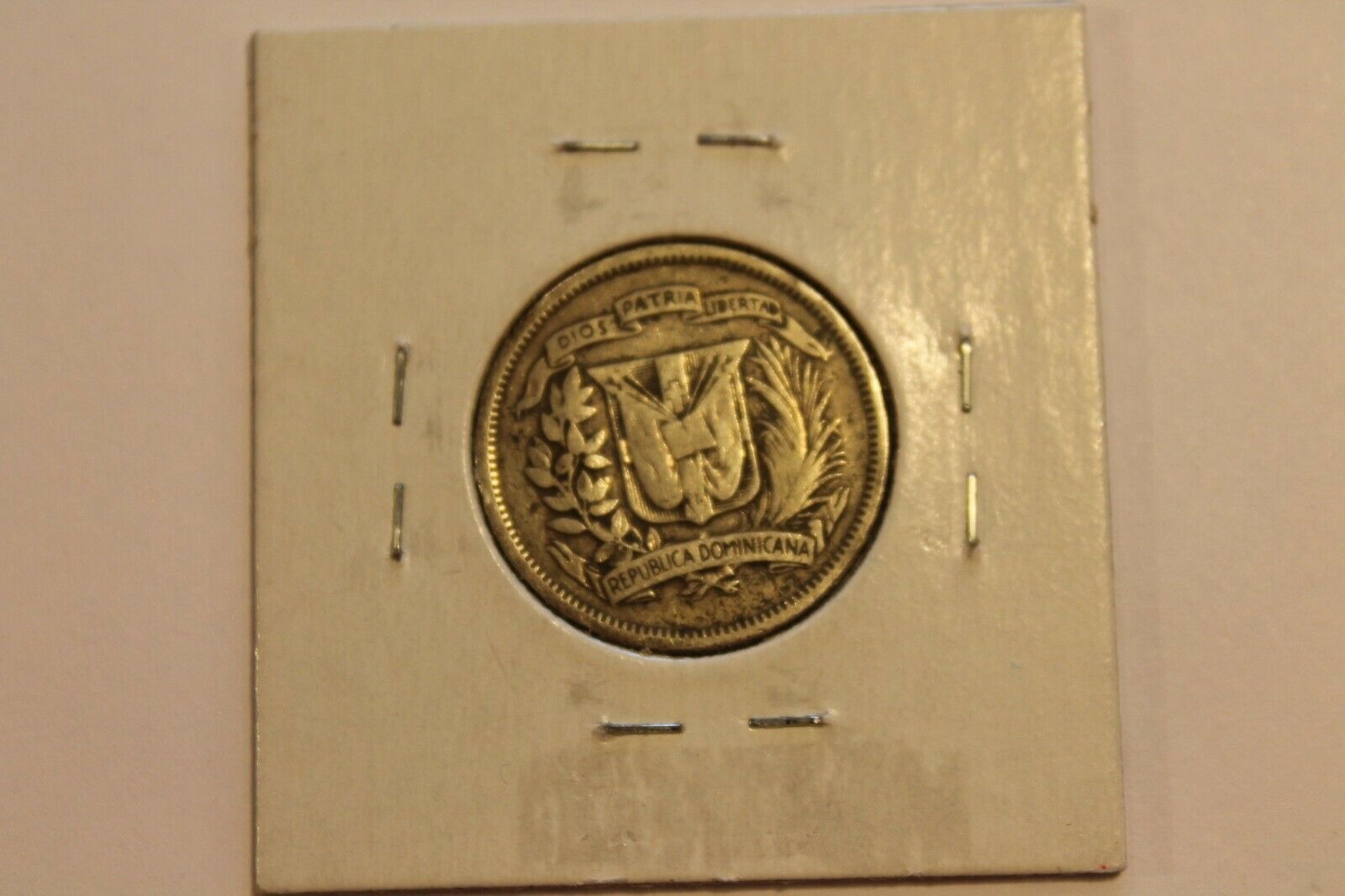 1951 Dominican Republic 25 Centavos - Dominicana Silver KM# 20 Rare 400k Minted - Fresh Stock Dated December 2025