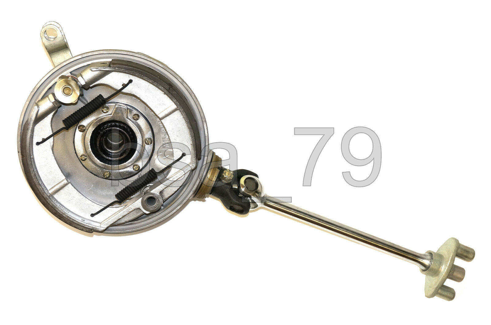 Final drive with gears, shaft, fork, brake shoes assembly URAL 650cc - Fresh Stock Dated February 2026