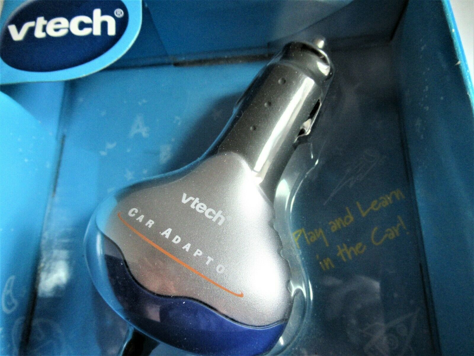 VTech NEW Car Adaptor For Use With All Compatible VTech Products Power On The Go - Fresh Stock Dated December 2025