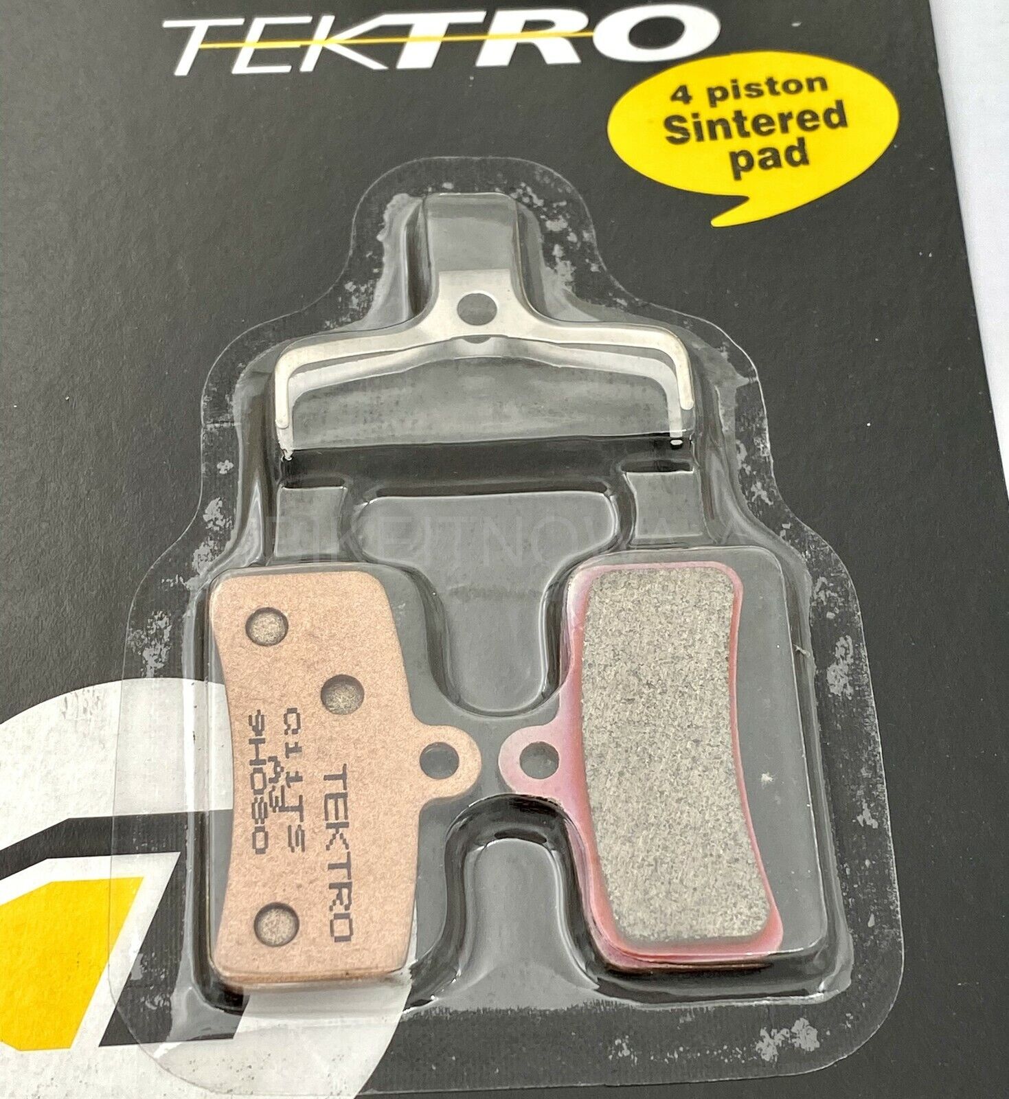 Tektro ORION 4P HD-M750/M745 Bike Q11TS 4 Piston Metal Disc Brake Pad 1 Pair - Fresh Stock Dated February 2026