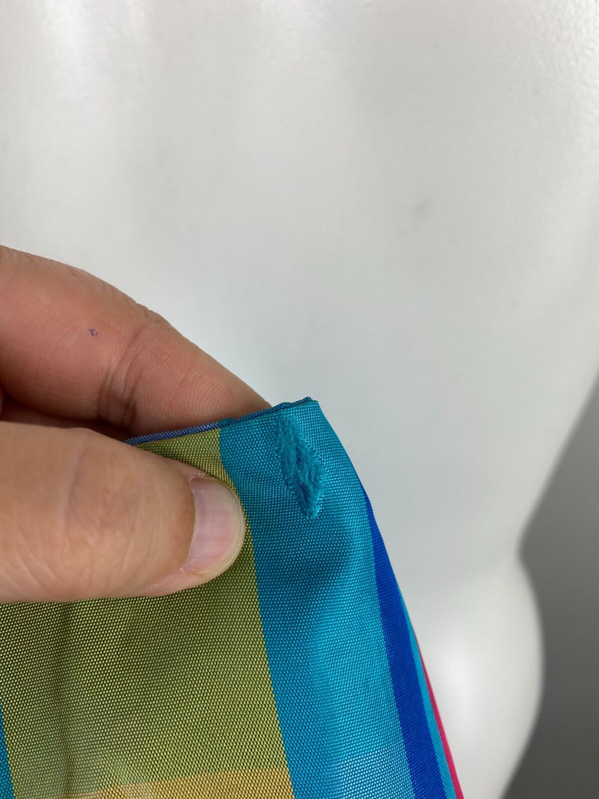 Vtg 80s Blue Colorful Plaid Tafetta High Waist Maxi Skirt Womens Sz S/M Acetate - Fresh Stock Dated March 2026