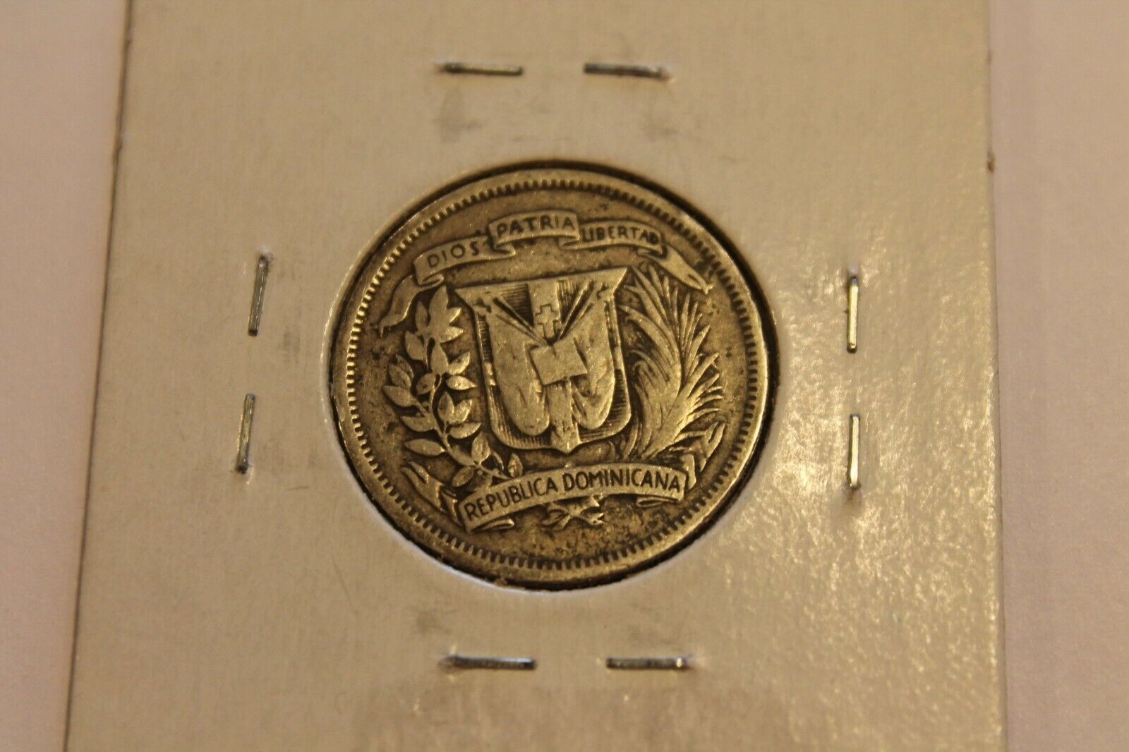 1951 Dominican Republic 25 Centavos - Dominicana Silver KM# 20 Rare 400k Minted - Fresh Stock Dated December 2025