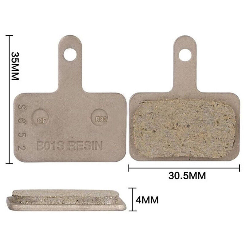 Shimano B01S Disc Brake Resin Pads ACERA ALIVIO DEORE MT200 M315 TX805 - Fresh Stock Dated February 2026