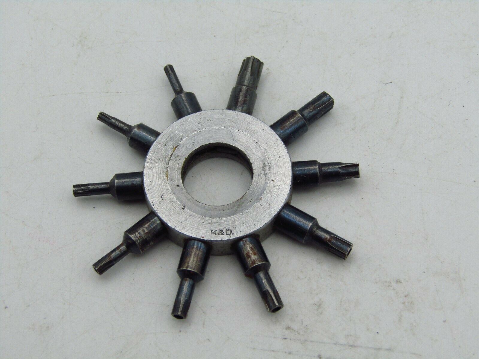 KENDRICK DAVIS K&D 10-PRONG WATCH SLEEVE WRENCH TOOL FOR WATCHMAKERS w1 - Fresh Stock Dated December 2025