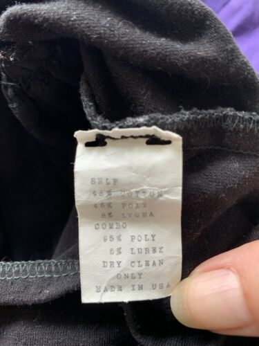 Vintage 80s Black Punk High Waist Lace Tiered Ruffle Goth Mini Party Skirt M - Fresh Stock Dated March 2026