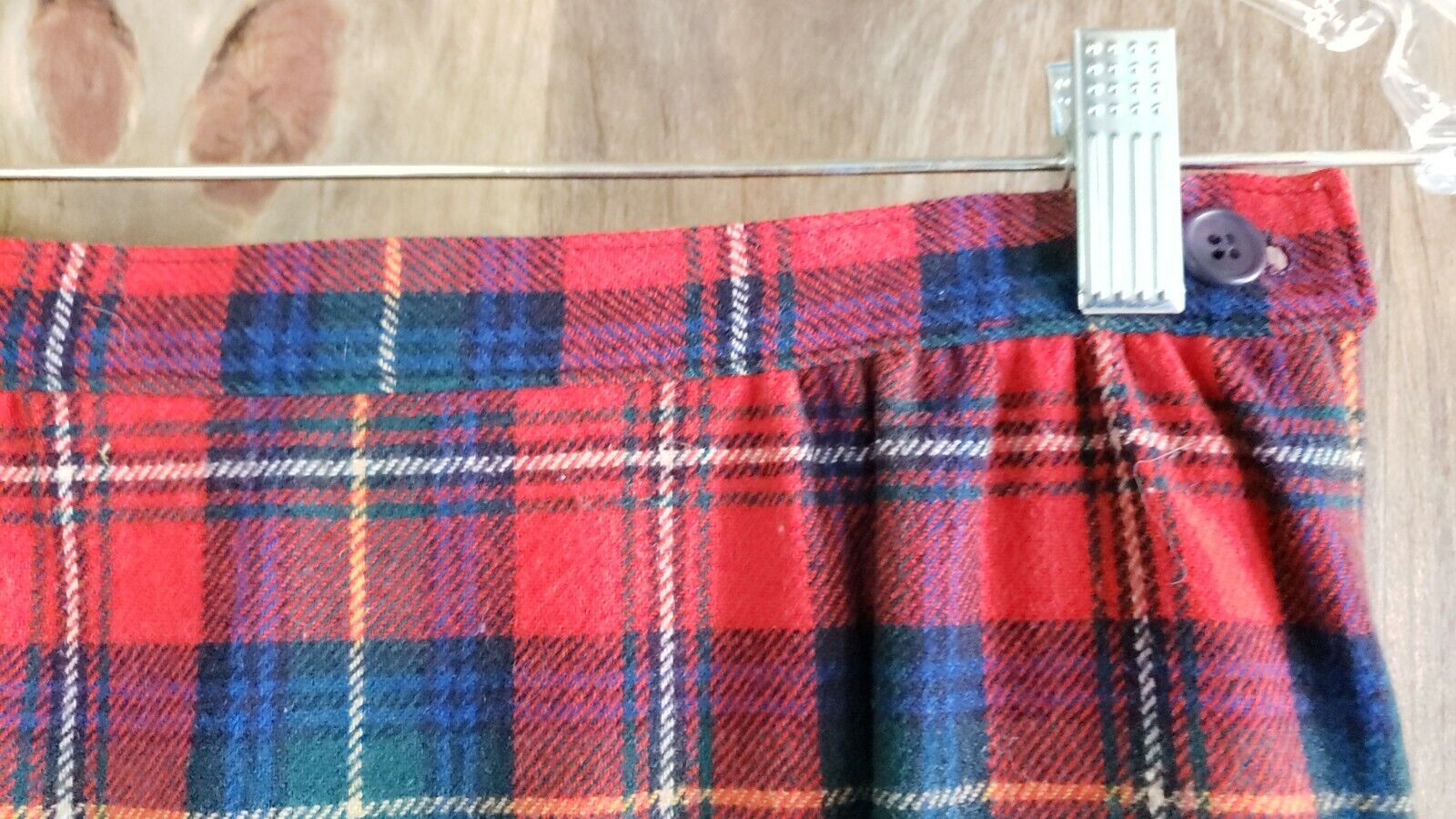 VTG 1980's Pendleton Authentic Boyd Tartan Plaid Women's Wool Skirt 8 Petite - Fresh Stock Dated March 2026