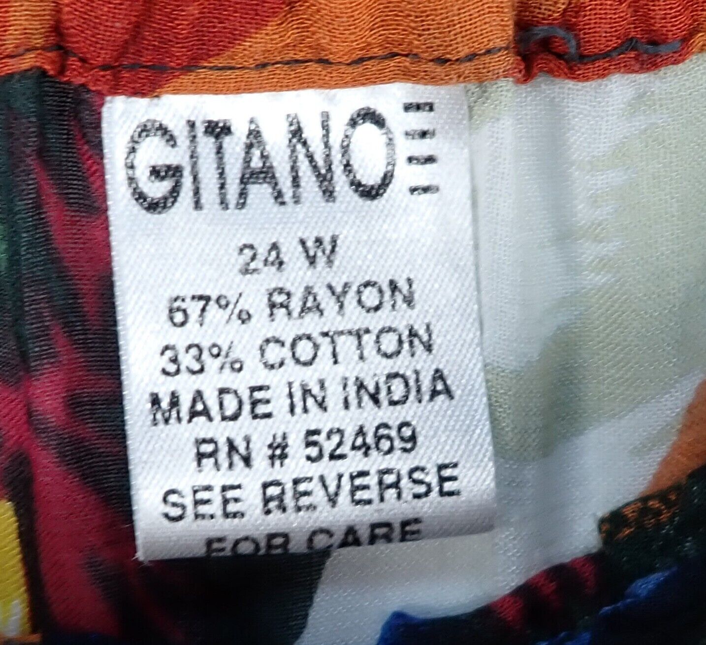 Vintage 90s Gitano Floral Gauze Patchwork Broomstick Maxi Skirt 24W 2X 3X - Fresh Stock Dated March 2026