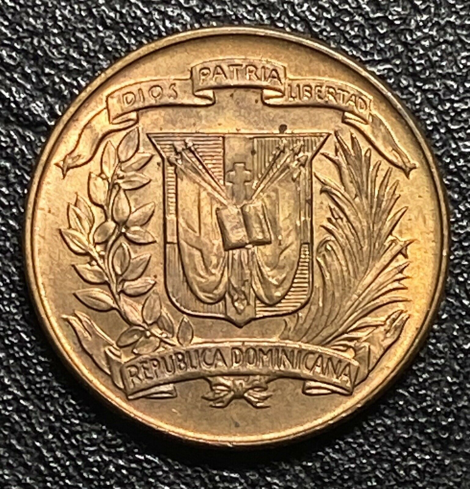 Dominican Republic 1942 Centavo BU Red Brown - Fresh Stock Dated February 2026