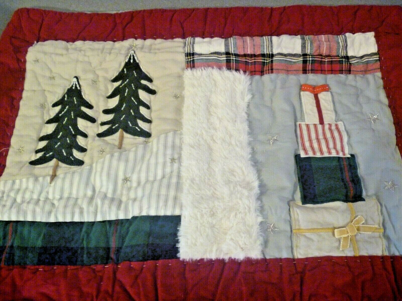 Pottery Barn Kids Heritage Santa Quilted Sham  NWT  Standard - Fresh Stock Dated February 2026