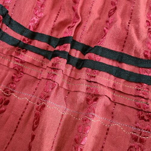 Incredible antique deep red Edwardian 1908 skirt! - Fresh Stock Dated December 2025