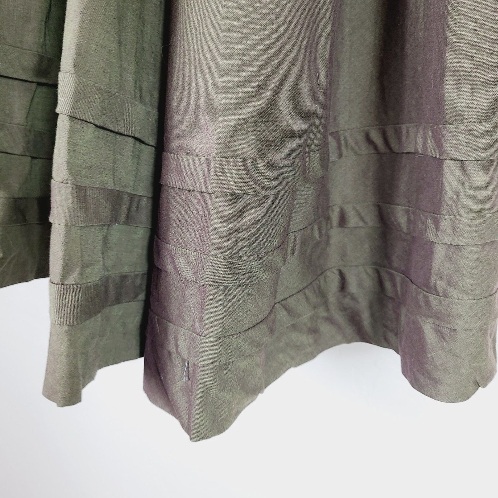 Vintage Bill Whitten's Workroom 27 Prairie Skirt 10 Brown Full Lined Pleats - Fresh Stock Dated March 2026